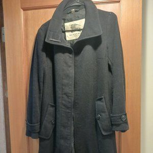 Burberry Wool/Cashmere Trench Coat with funnel neck!